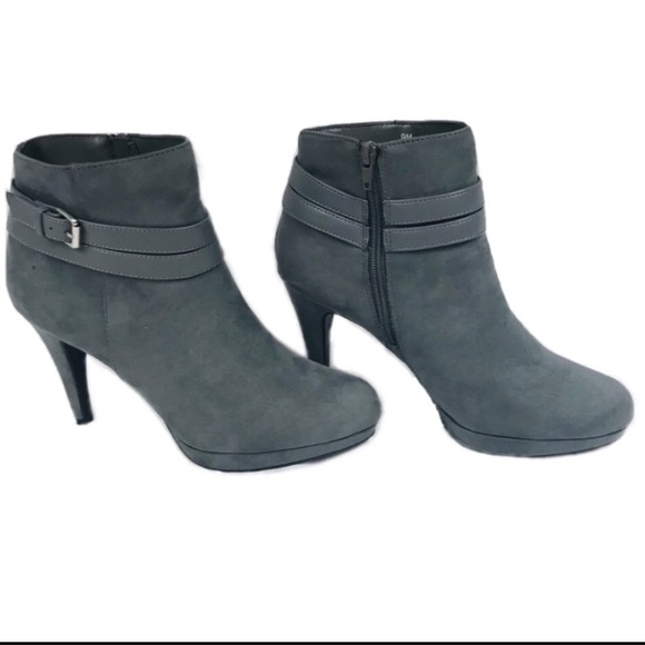Metaphor Gray heel ankle boots - size 9 - Picture 2 of 8
